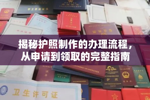 钢城揭秘护照制作的办理流程，从申请到领取的完整指南